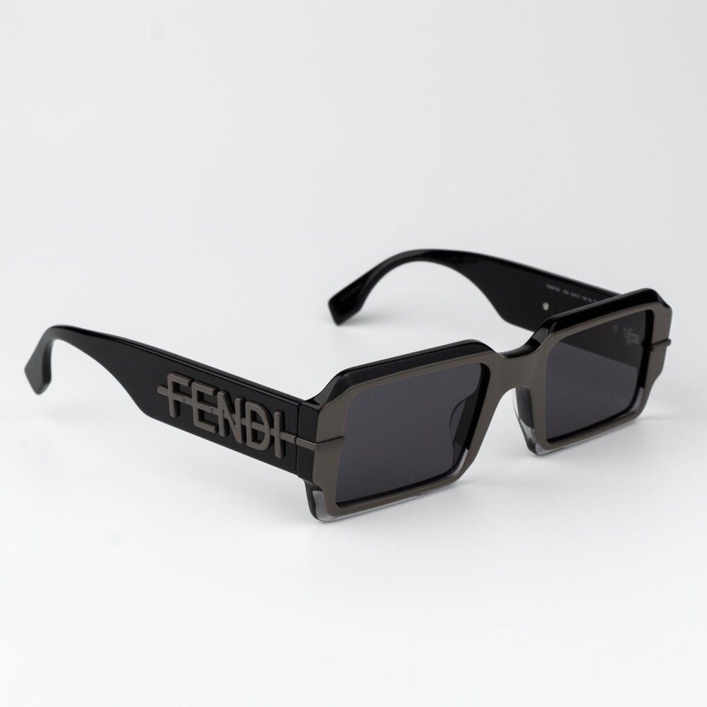 Fendi Black Rectangular Sunglasses - image 3